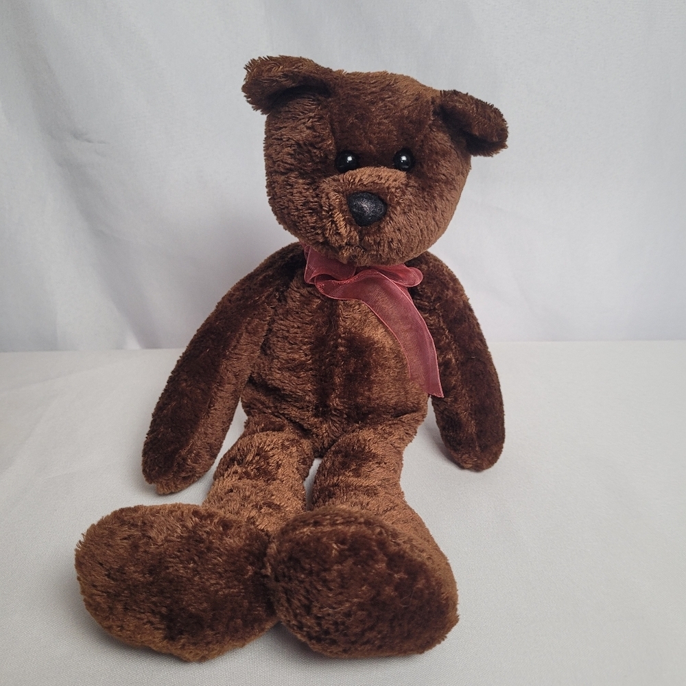 Commonwealth Brown Long Leg Teddy Bear Plush Stuffed Animal 13"